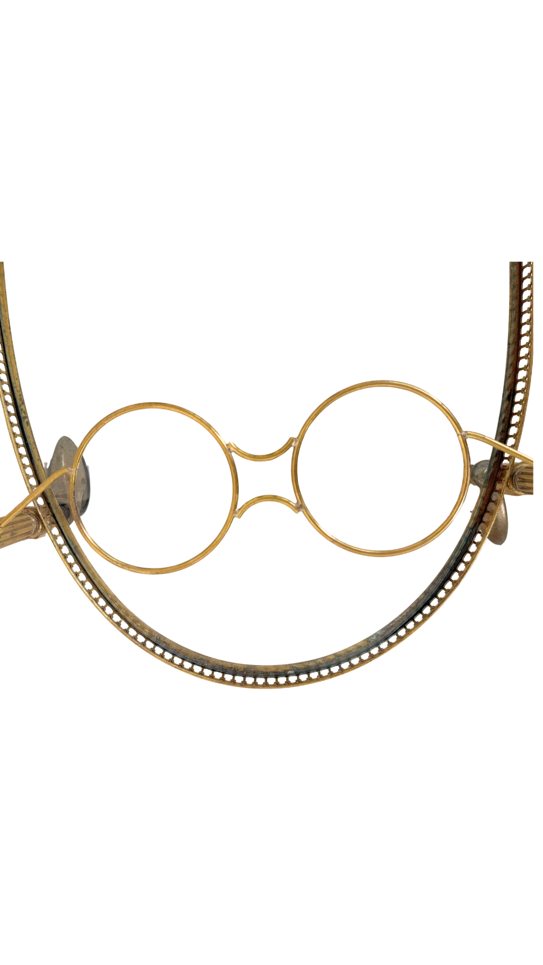 French Brass & Glass Oval Bar Cart