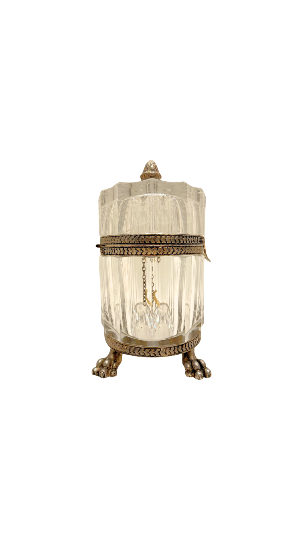 French Cut Crystal Presentation Box (Signed)