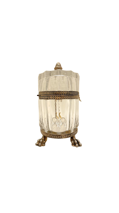 French Cut Crystal Presentation Box (Signed)