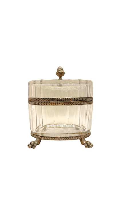 French Cut Crystal Presentation Box (Signed)