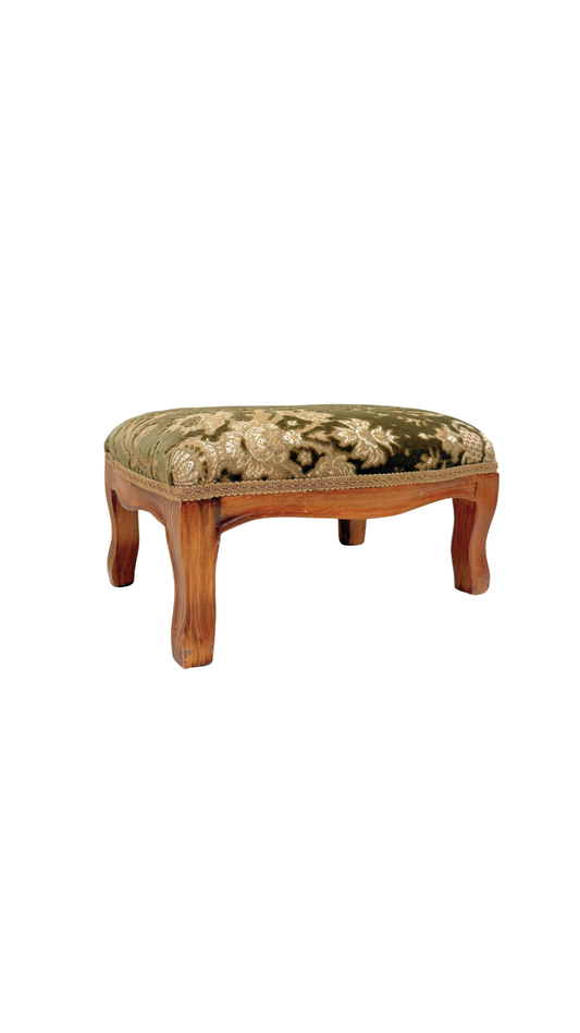 French Upholstered Footstool