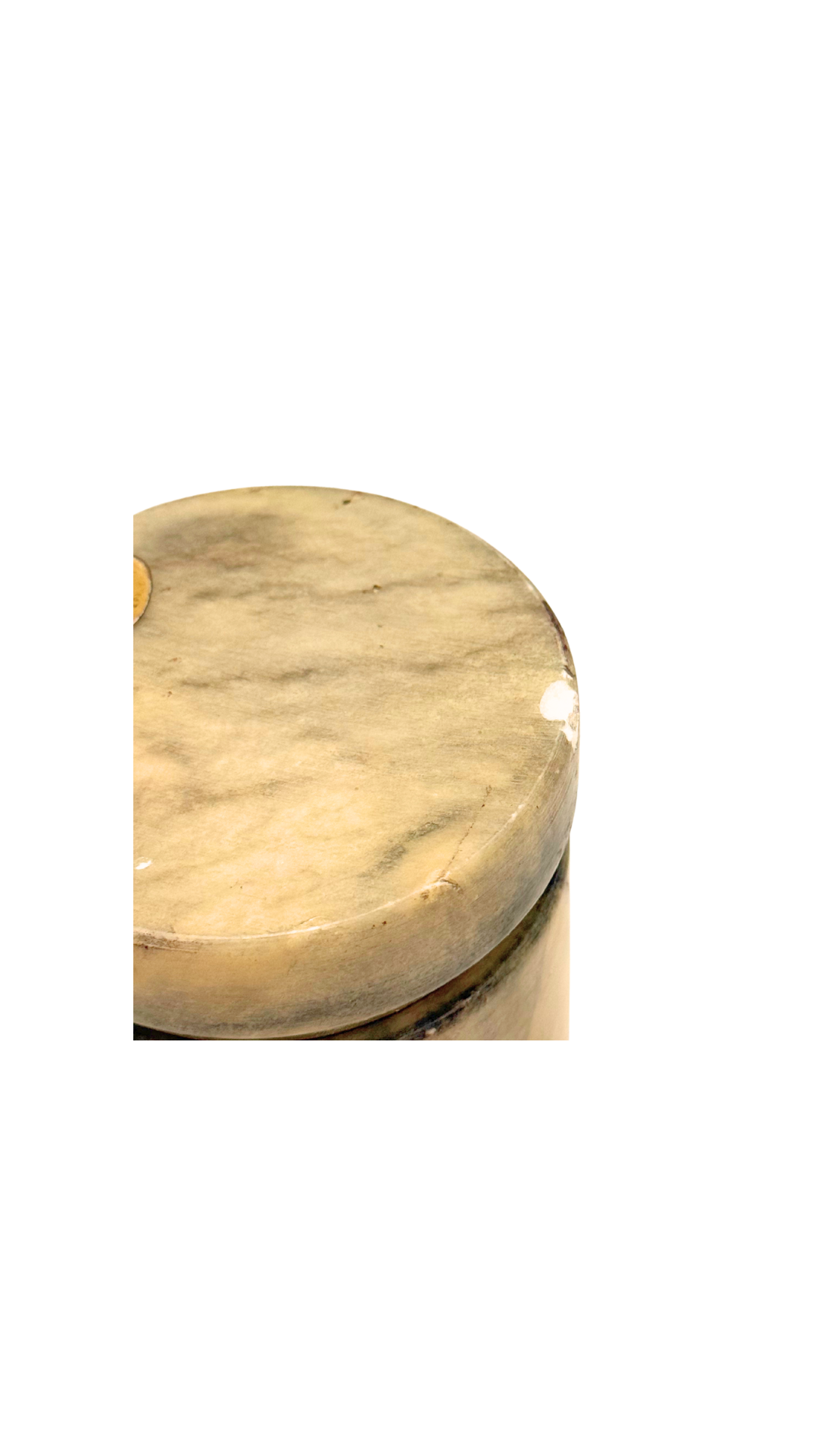 Green Alabaster Lidded Canister