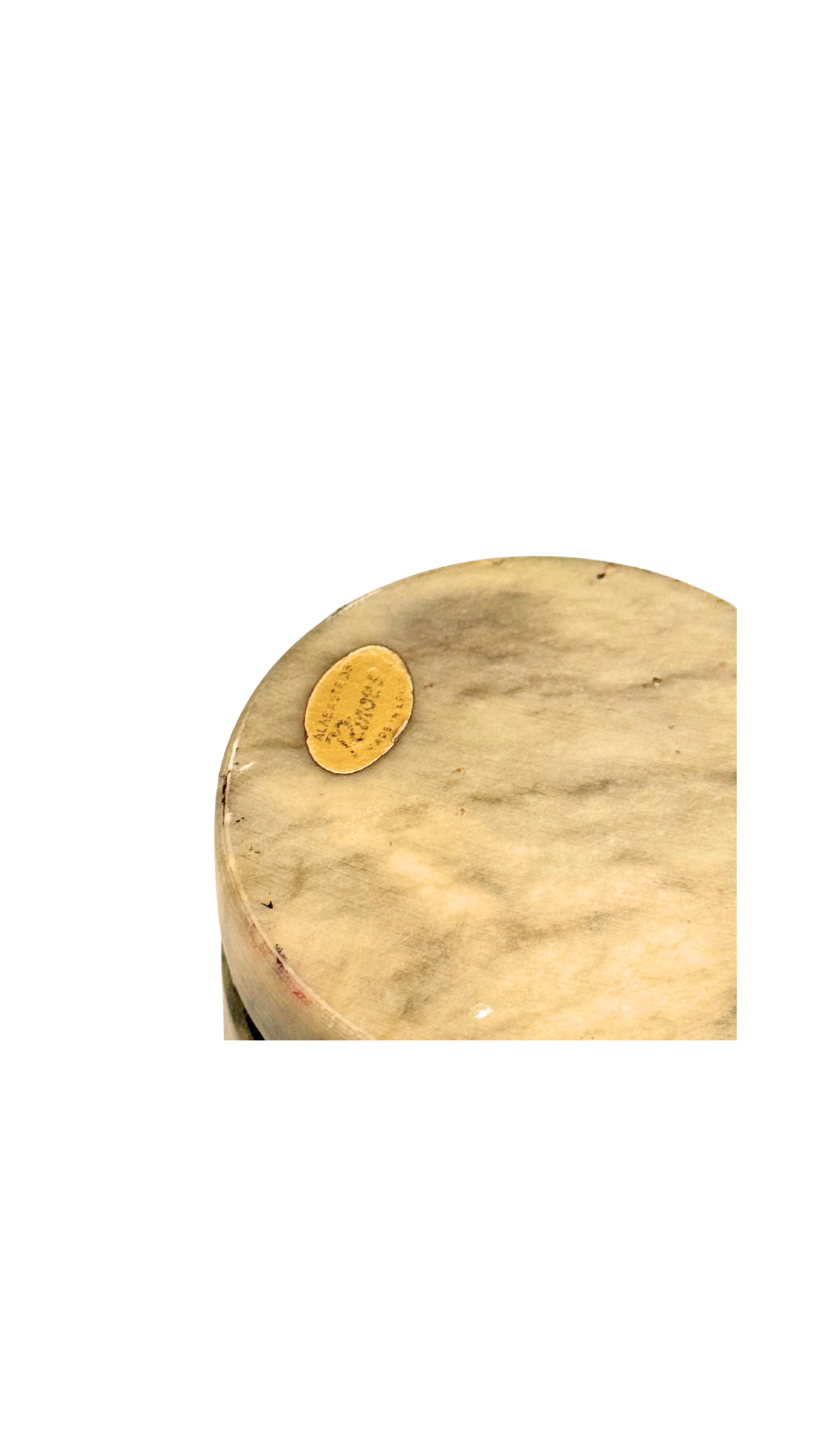 Green Alabaster Lidded Canister