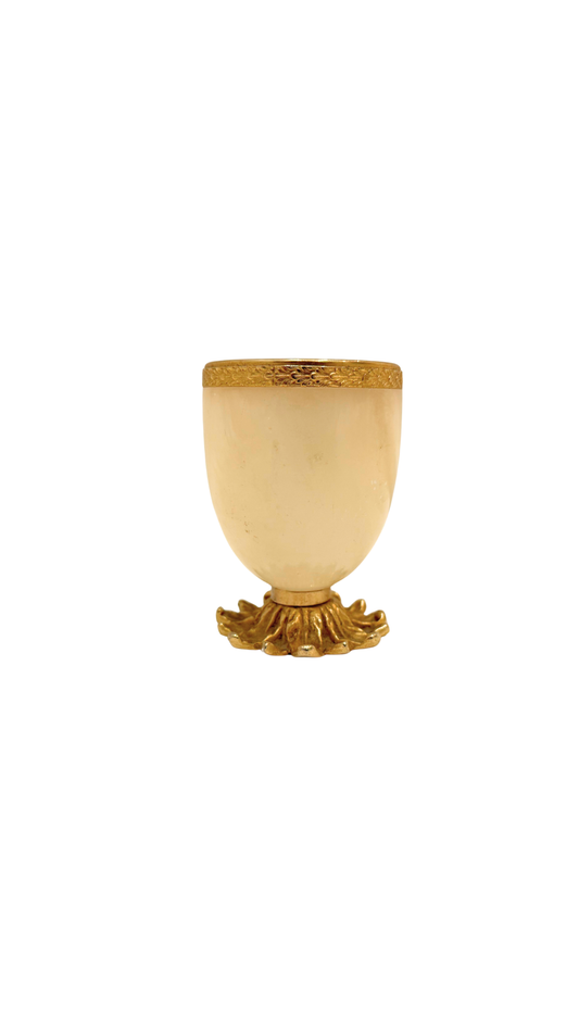 Alabaster Coupe with Gilt Mount