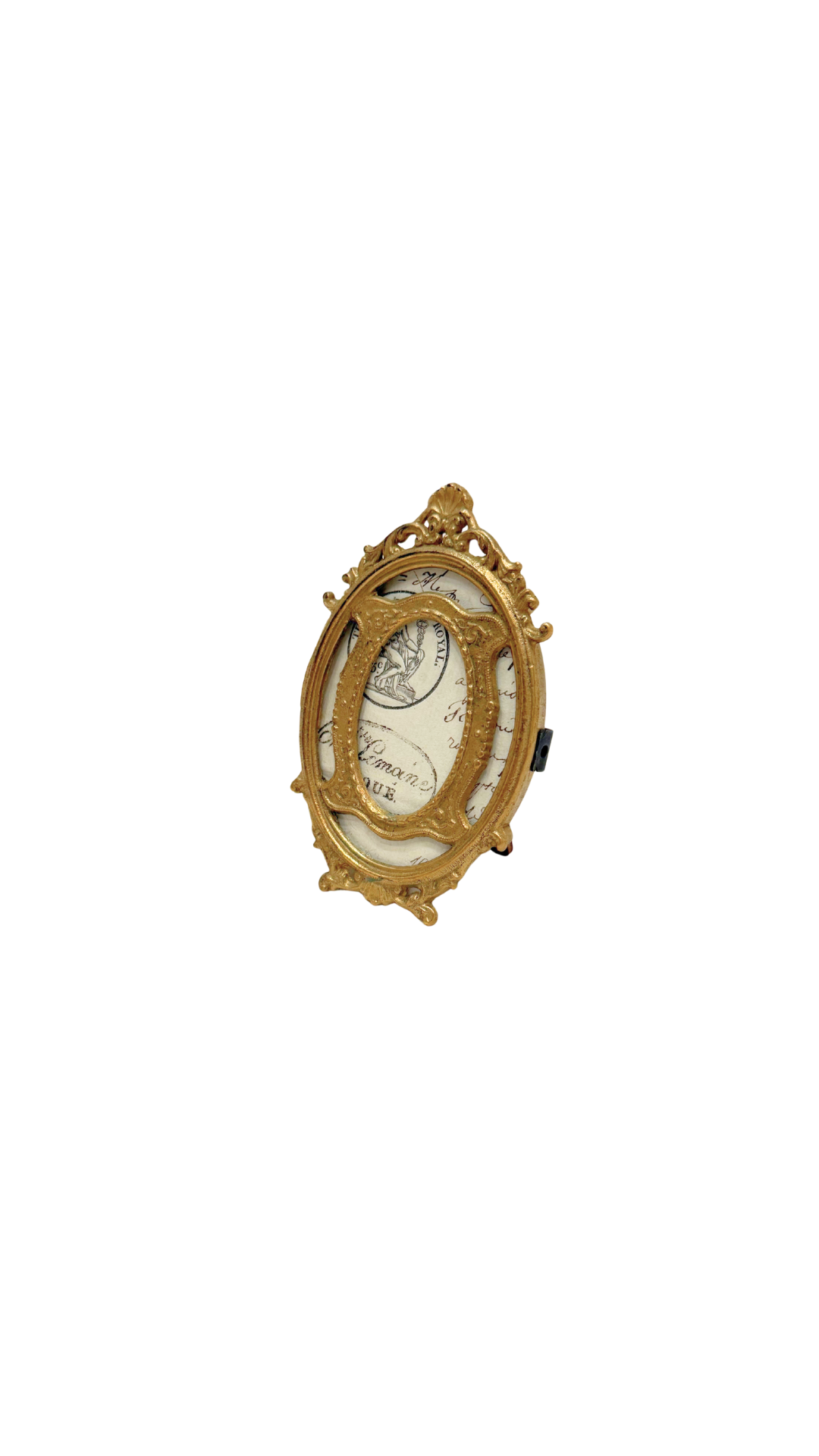 French Gilt Oval Frame