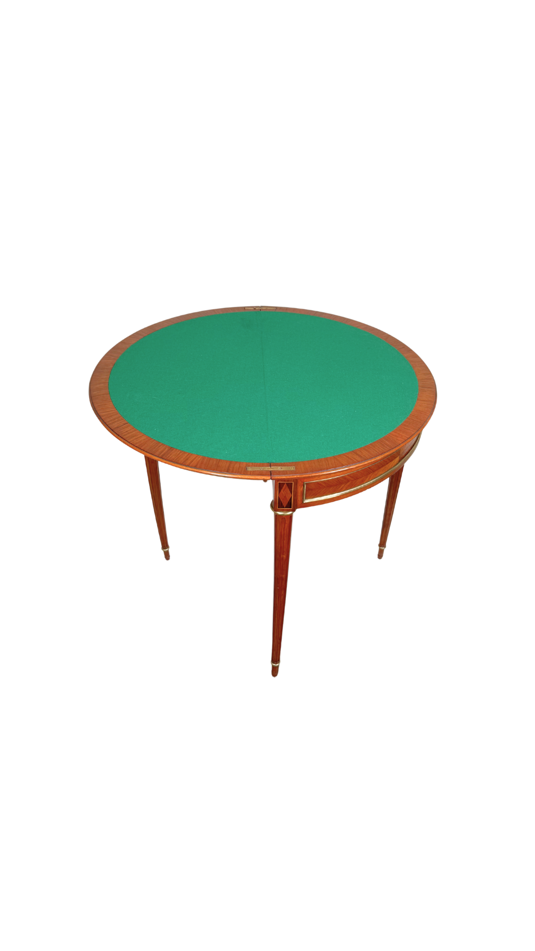 Louis XVI Demi-Lune Game Table