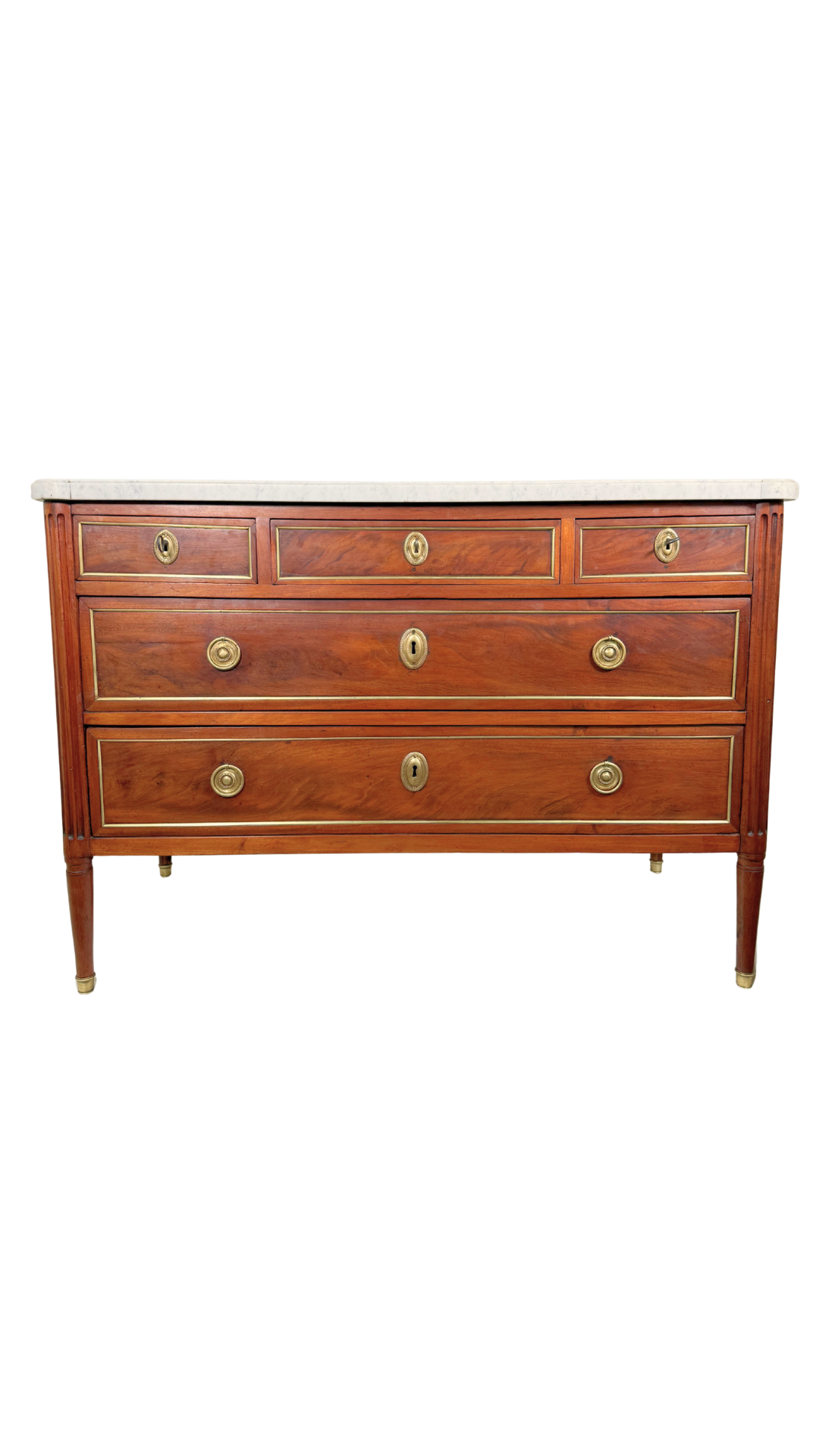 Louis XVI Marble-Top Commode by Bedel & Cie