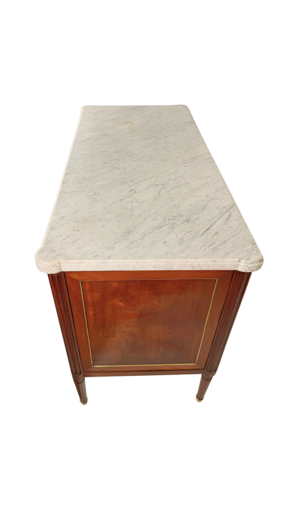 Louis XVI Marble-Top Commode by Bedel & Cie