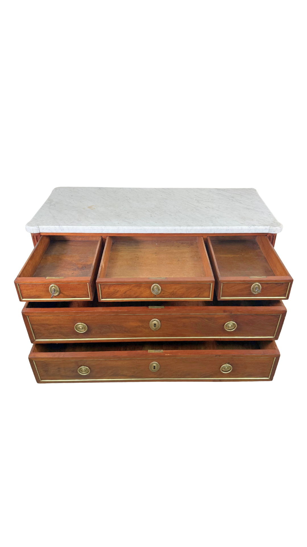 Louis XVI Marble-Top Commode by Bedel & Cie