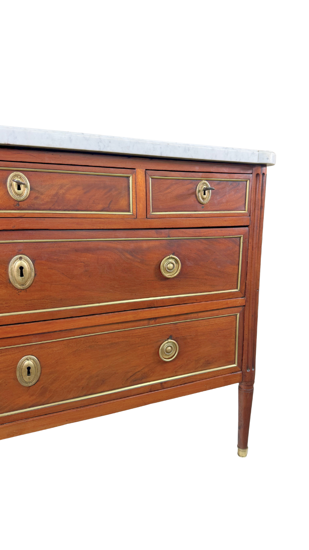 Louis XVI Marble-Top Commode by Bedel & Cie