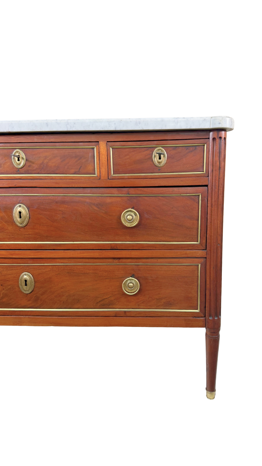Louis XVI Marble-Top Commode by Bedel & Cie