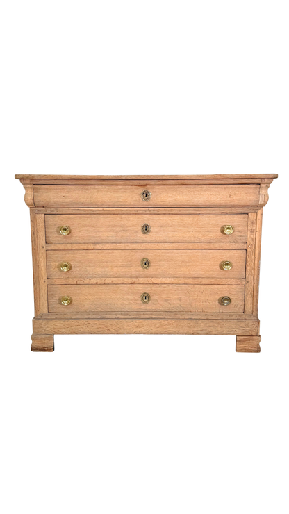 Louis XVI Bleached Oak Commode