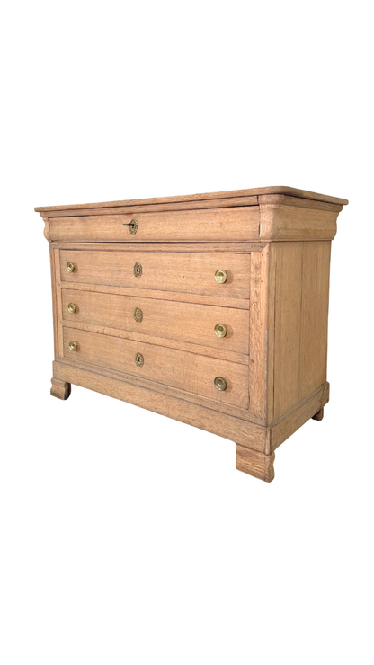 Louis XVI Bleached Oak Commode