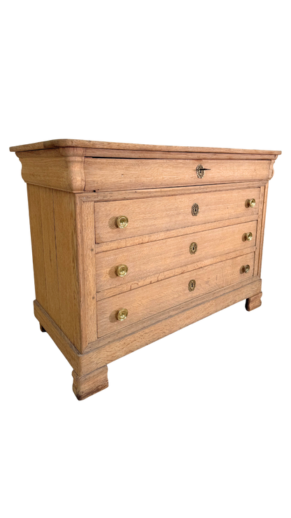 Louis XVI Bleached Oak Commode
