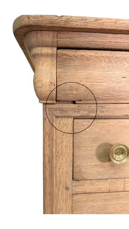 Louis XVI Bleached Oak Commode