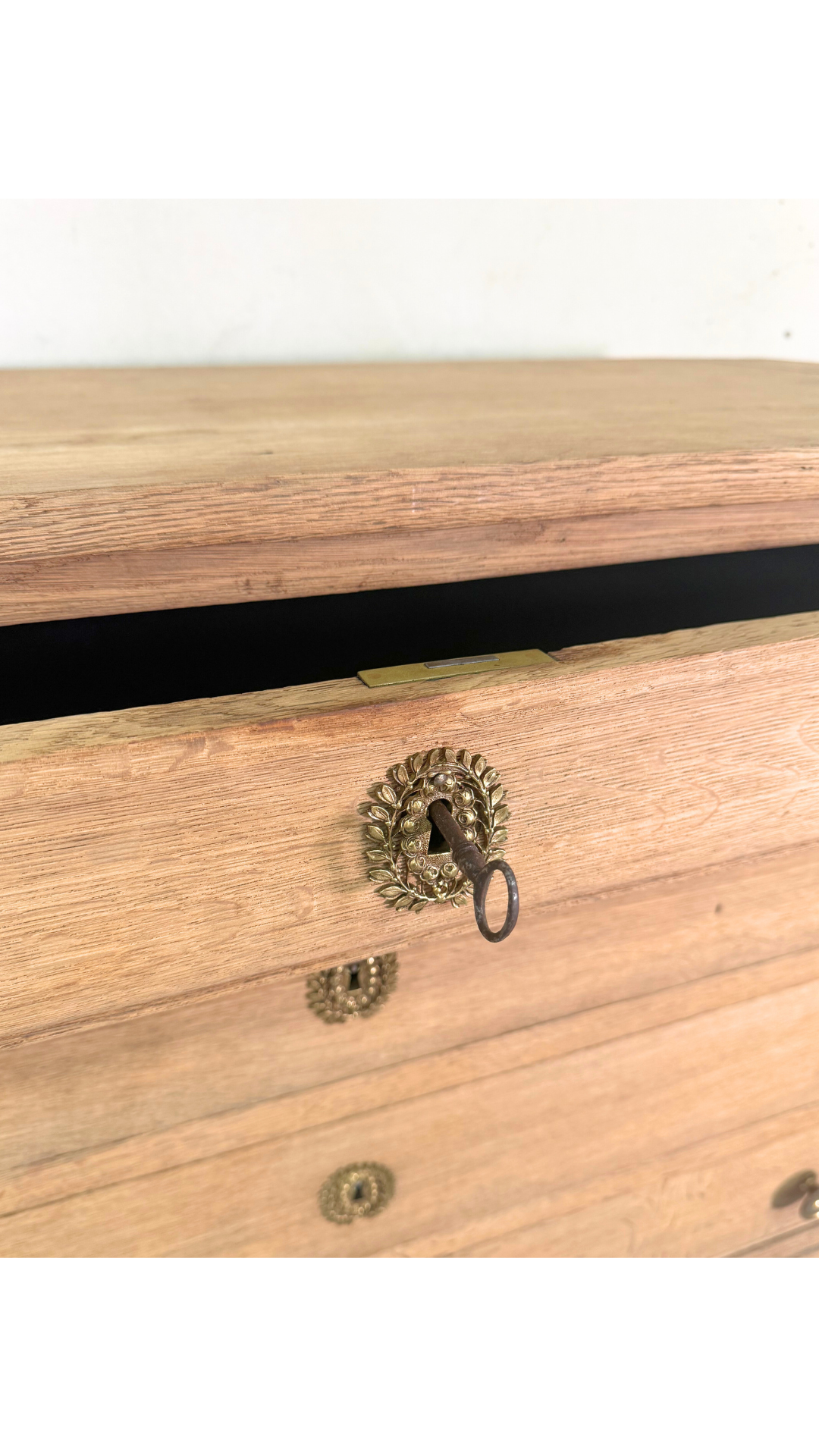 Louis XVI Bleached Oak Commode