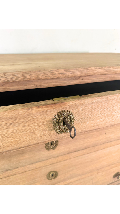 Louis XVI Bleached Oak Commode
