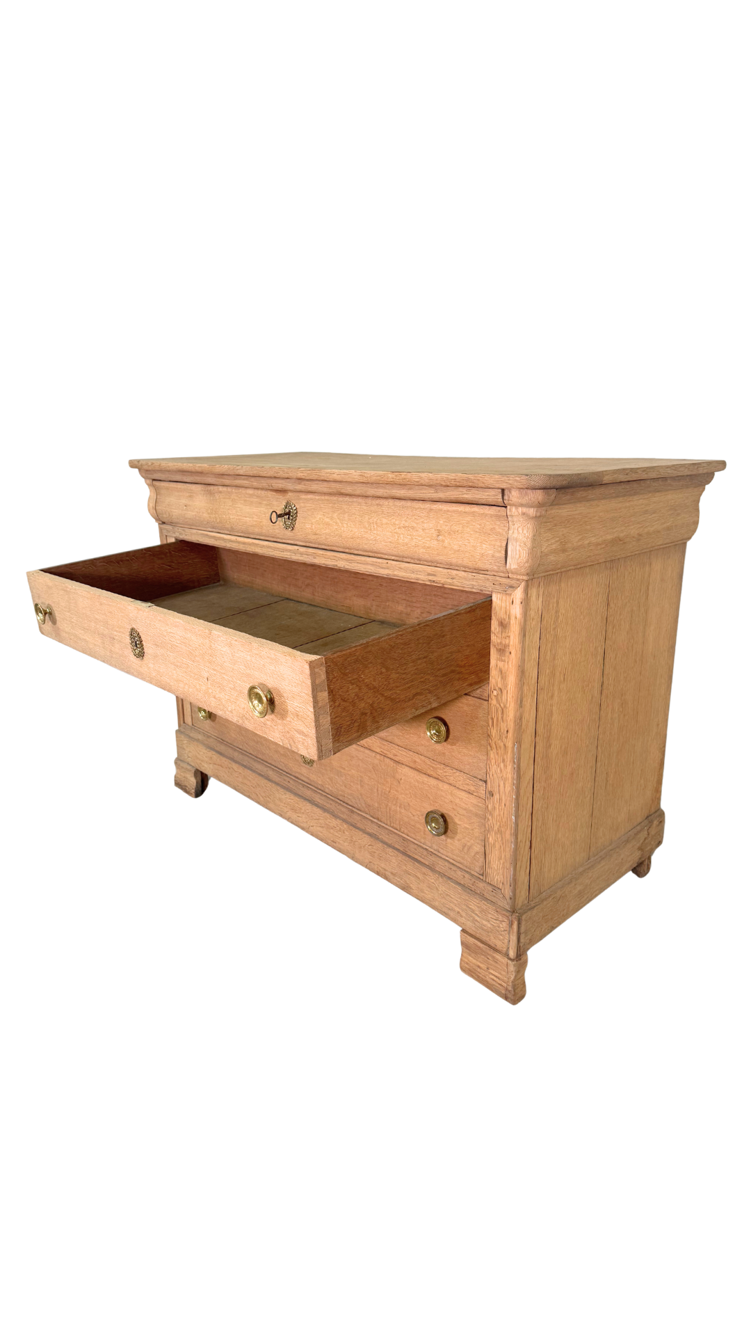 Louis XVI Bleached Oak Commode