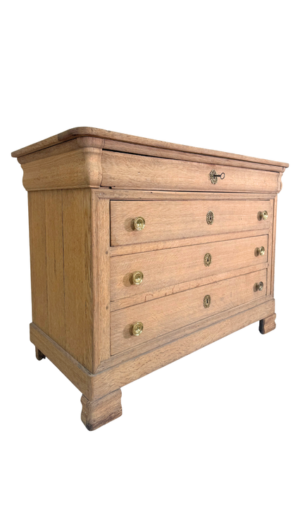 Louis XVI Bleached Oak Commode
