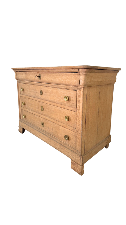 Louis XVI Bleached Oak Commode