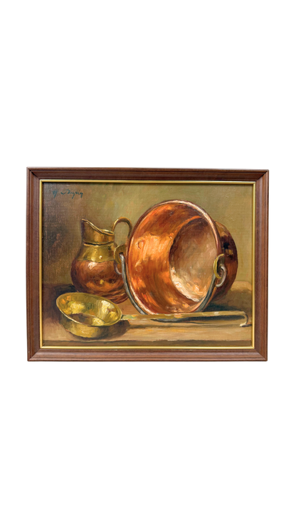 Still Life with Copper Vessels