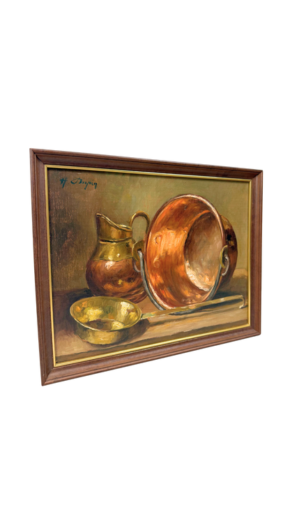 Still Life with Copper Vessels