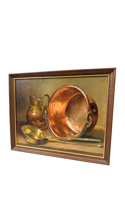 Still Life with Copper Vessels