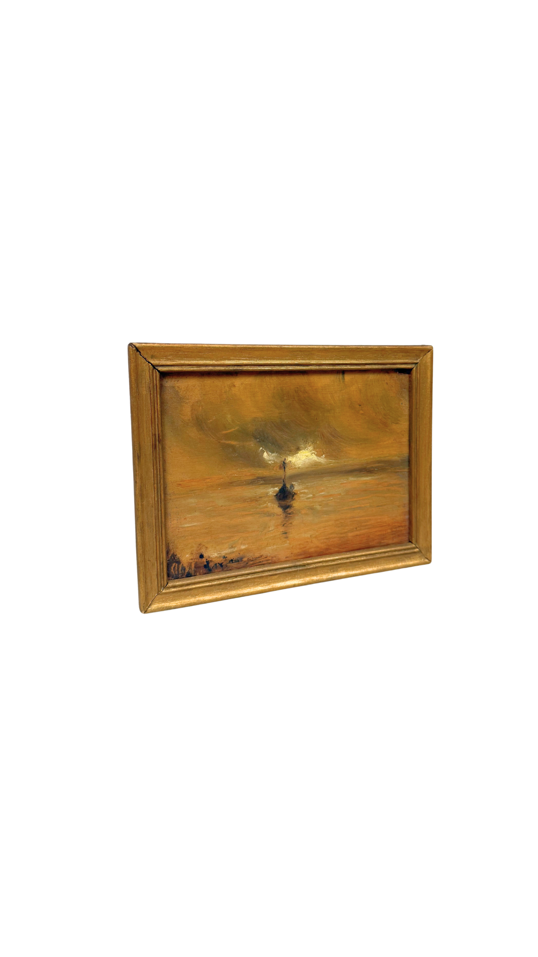 French Seascape Oil Painting