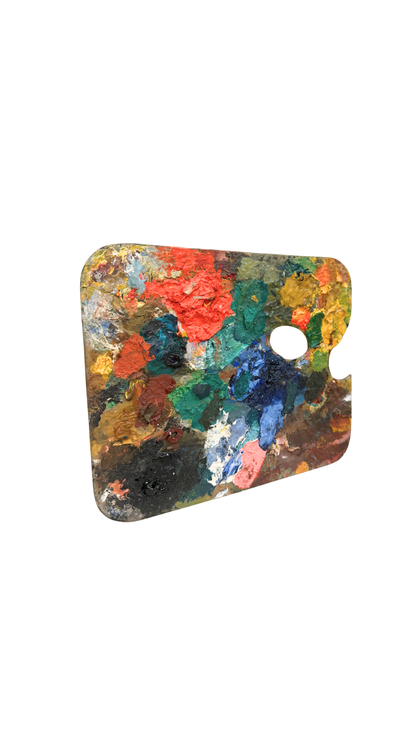 Vintage French Artist’s Palette