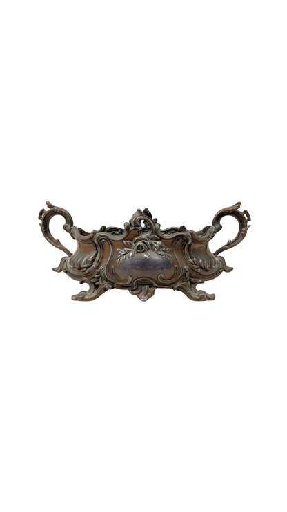 French Rococo-Style Metal Jardinière