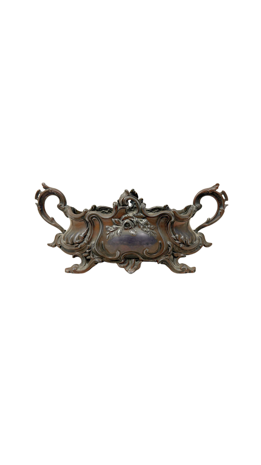 French Rococo-Style Metal Jardinière