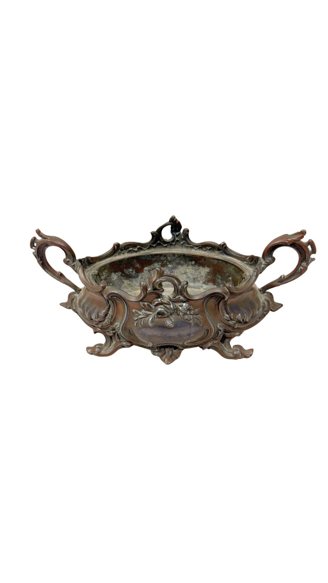 French Rococo-Style Metal Jardinière