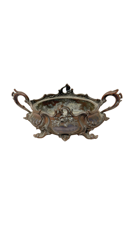 French Rococo-Style Metal Jardinière