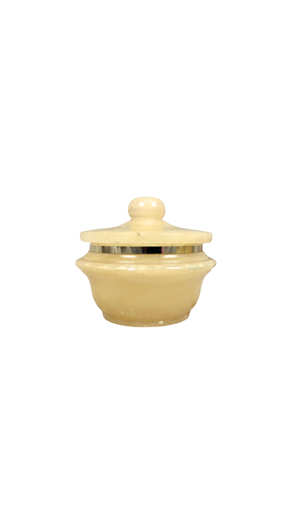 Alabaster Lidded Box