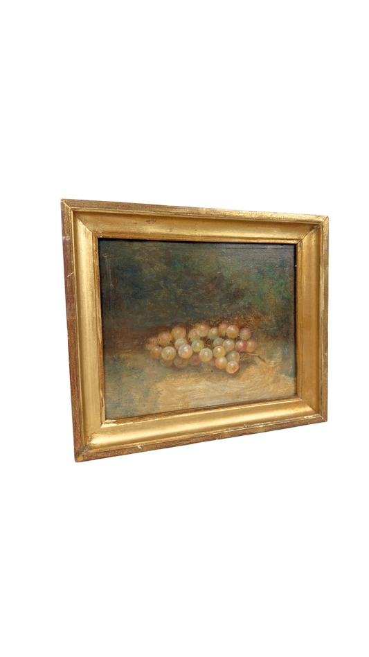Still Life Oil Painting of Grapes