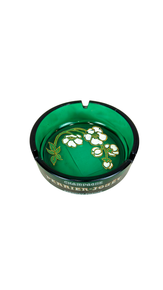 Perrier-Jouët Champagne Emerald Glass Ashtray
