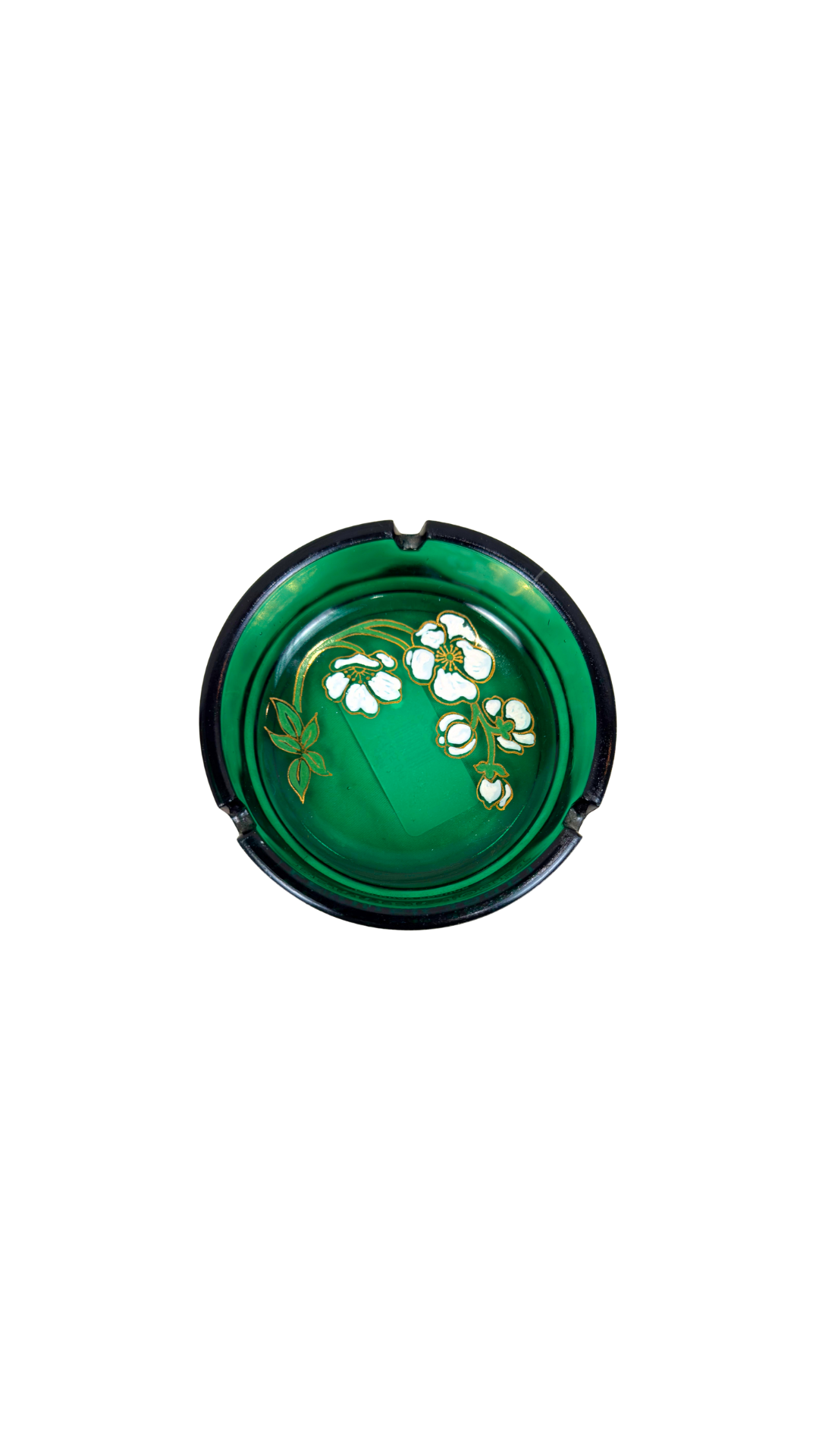 Perrier-Jouët Champagne Emerald Glass Ashtray