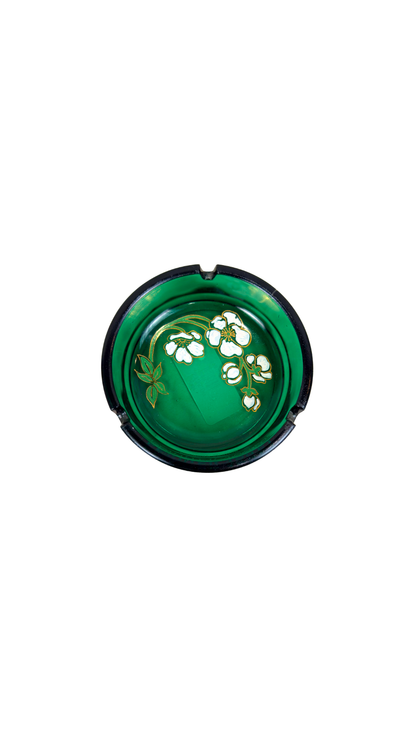 Perrier-Jouët Champagne Emerald Glass Ashtray