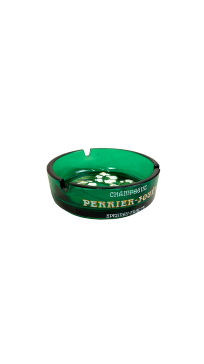 Perrier-Jouët Champagne Emerald Glass Ashtray