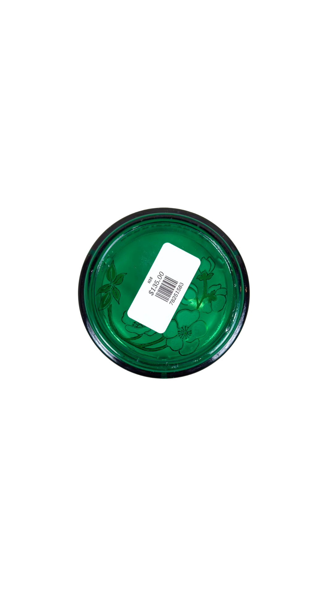 Perrier-Jouët Champagne Emerald Glass Ashtray