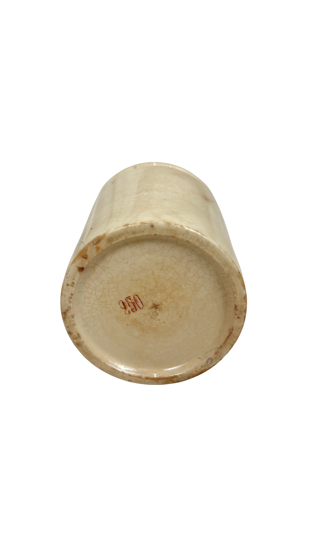 Antique French Confiture Stoneware Jam Pot