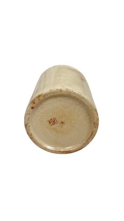 Antique French Confiture Stoneware Jam Pot