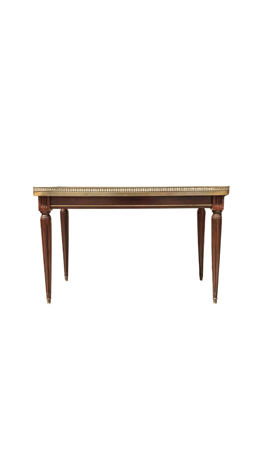 French Louis XVI–Style Marble-Top Coffee Table