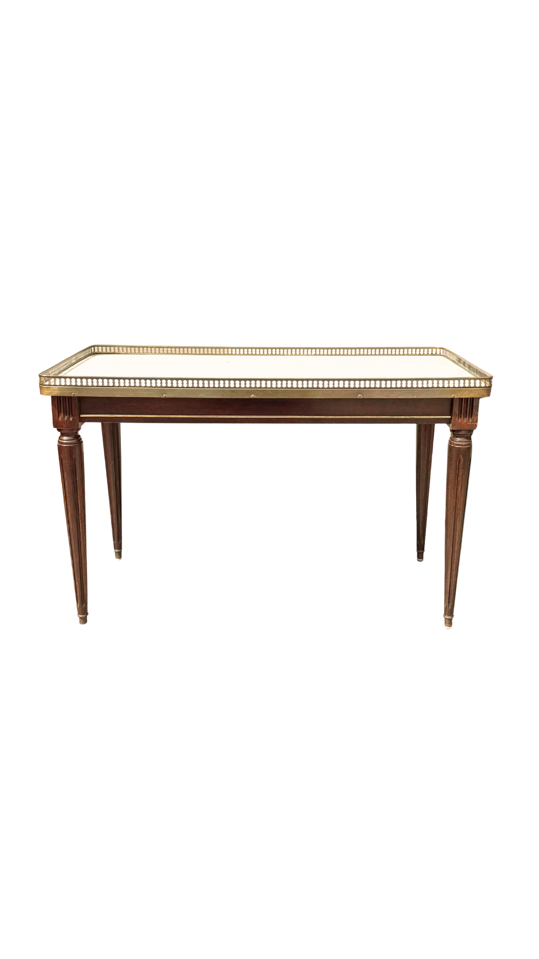 French Louis XVI–Style Marble-Top Coffee Table