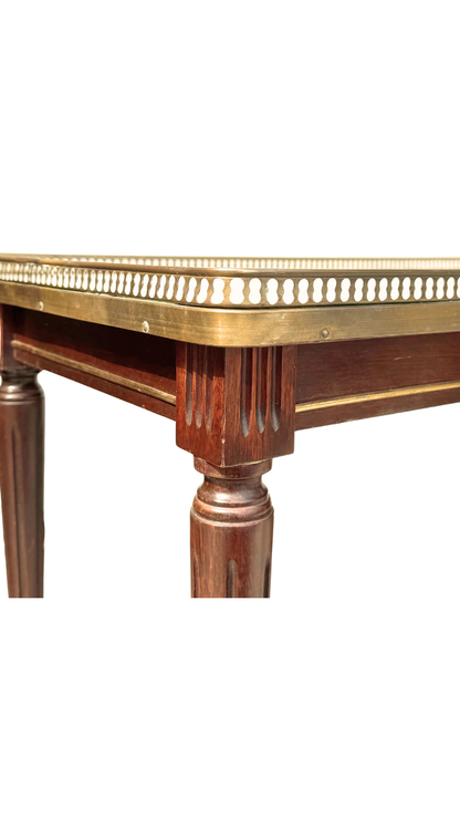 French Louis XVI–Style Marble-Top Coffee Table