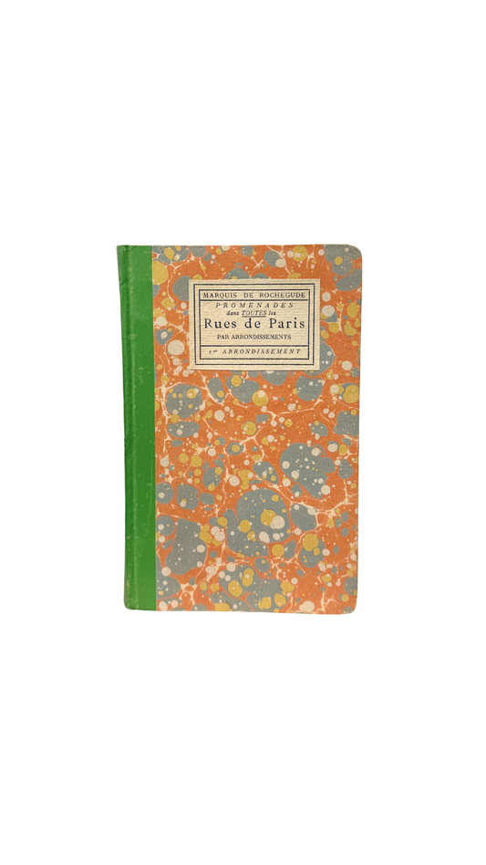 1910 Promenades dans toutes les Rues de Paris by Marquis de Rochegude – Complete 20 Volume Set