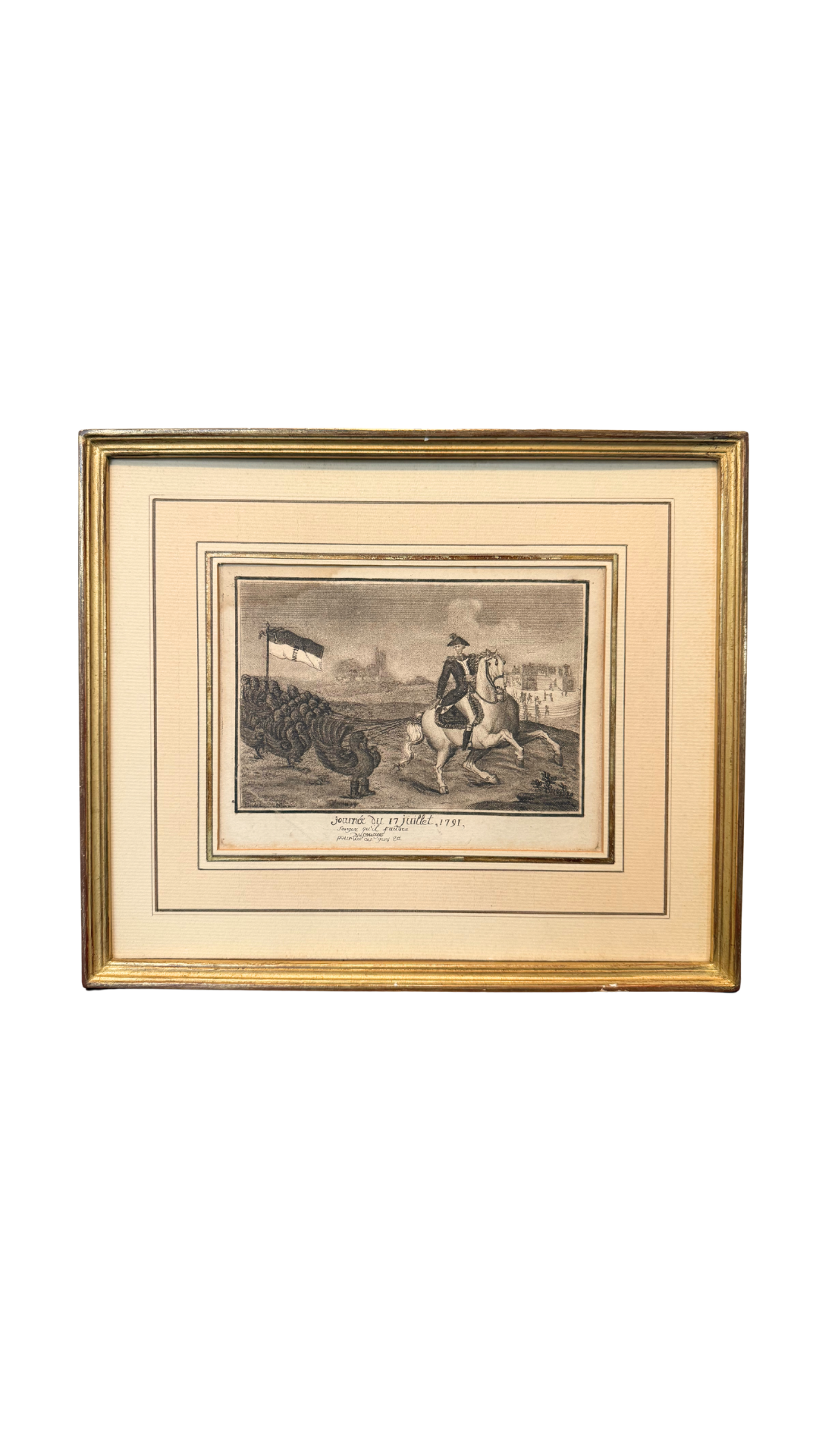 Antique French Revolutionary Engraving