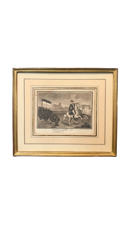 Antique French Revolutionary Engraving