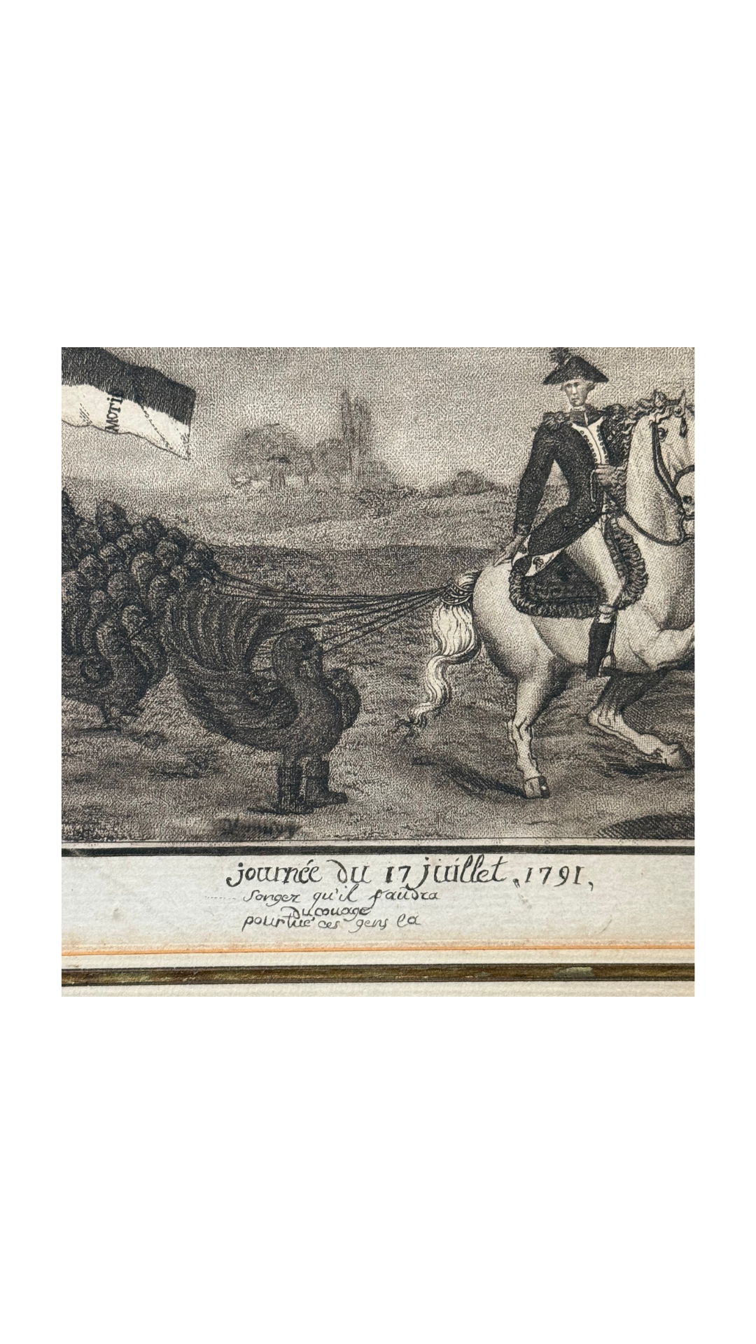 Antique French Revolutionary Engraving