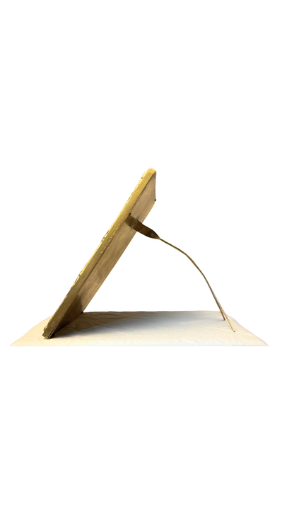 Large Antique French Bronze Desk Frame